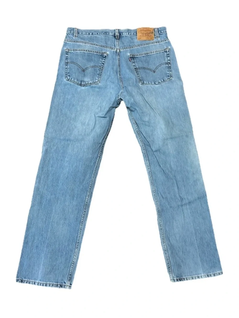 Levi's 505 Jeans Men's 40x32 Straight Leg Blue Denim Regular Fit Vintage Y2K